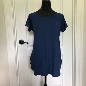 ID Ideology Women s Essentials Sweat Set T-Shirt Size Medium‎ Blue Short Sleeve